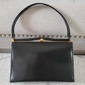 Vintage black shoulder bag for The May Co